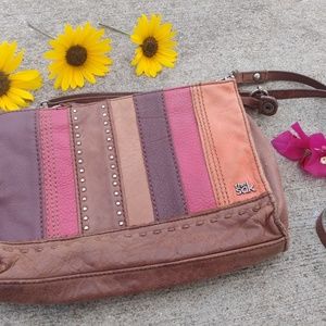 The Sak Woman's  Tote Brown Leather Purse